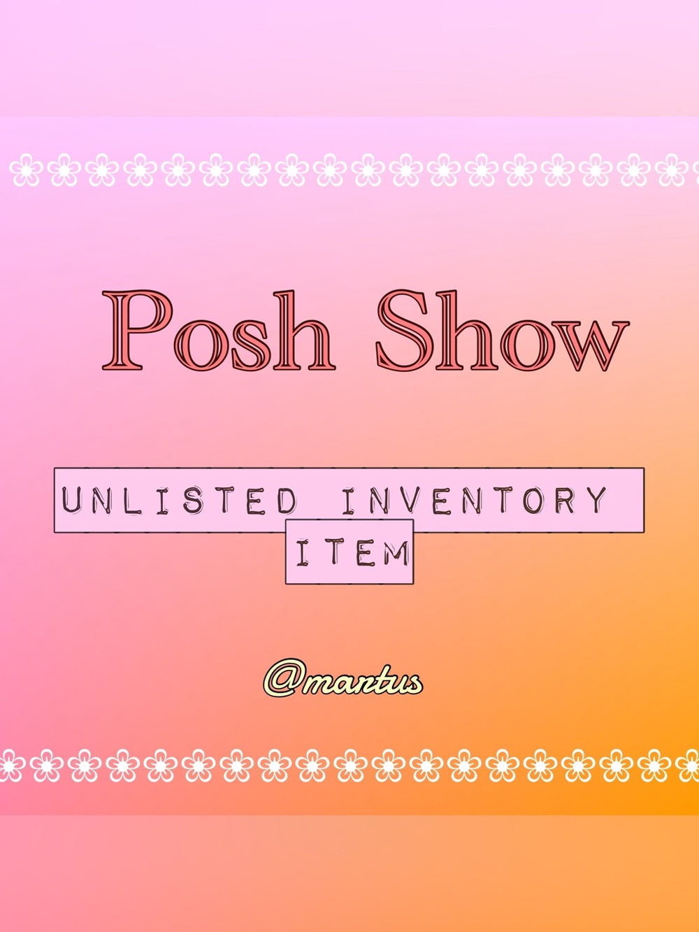 🎀 Unlisted inventory item 🎀